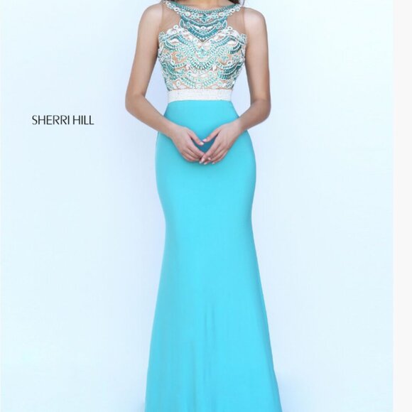 Sherri Hill Evening Gown Style 50396 NWT - Pink Size 6 - Picture 1 of 8